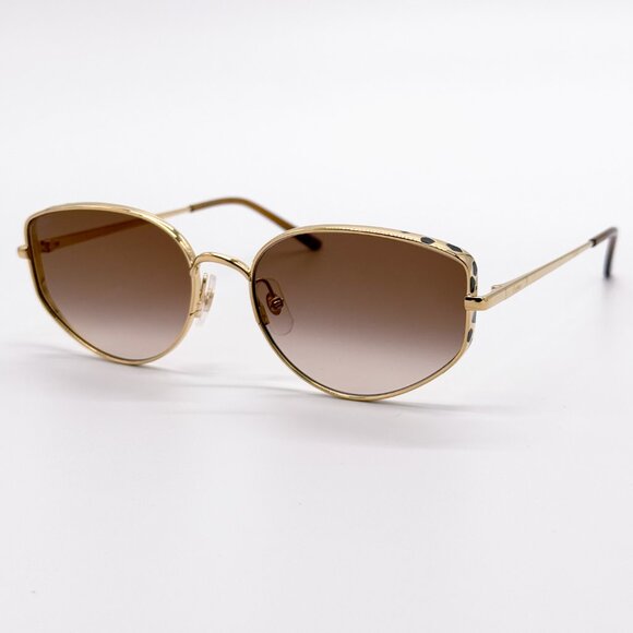 NEW CARTIER CT0300S 002 WOMEN GOLD CAT EYE SUNGLASSES - Picture 4 of 13
